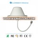 Professional customized 698-2700mhz hign gain indoor wide band 4G ceiling mount lte antenna